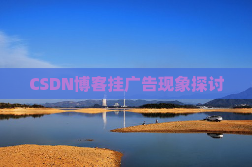 CSDN博客挂广告现象探讨
